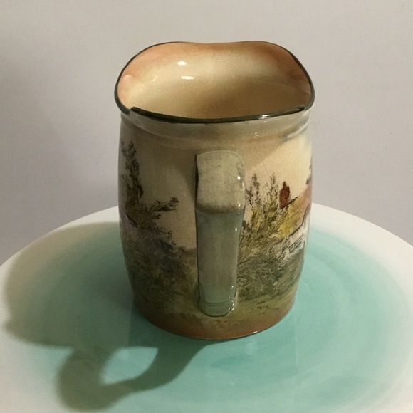Vintage antique Royal Doulton Series Ware scenic jug pitcher - Picture 3 of 13